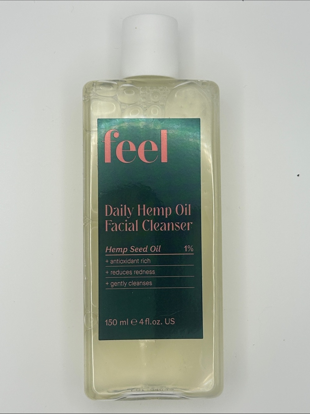 NEW Feel Beauty Daily Hemp Oil Facial Cleanser Vegan Cruelty-Free